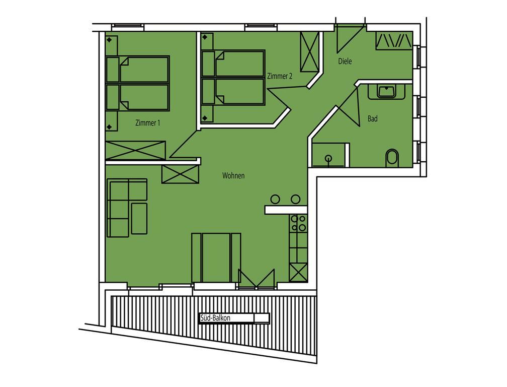 Kasperhof Apartments Innsbruck Top 6 - 7 Exterior photo